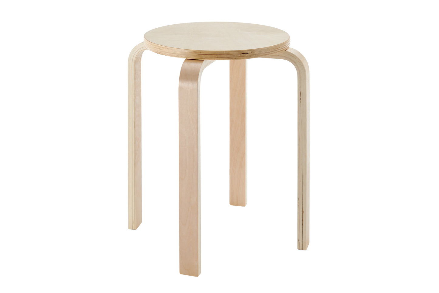 Matt Blatt Set of 4 Replica Aalto Low Stool (Natural)