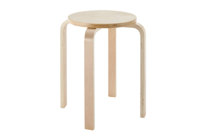 Matt Blatt Set of 4 Replica Aalto Low Stool (Natural)