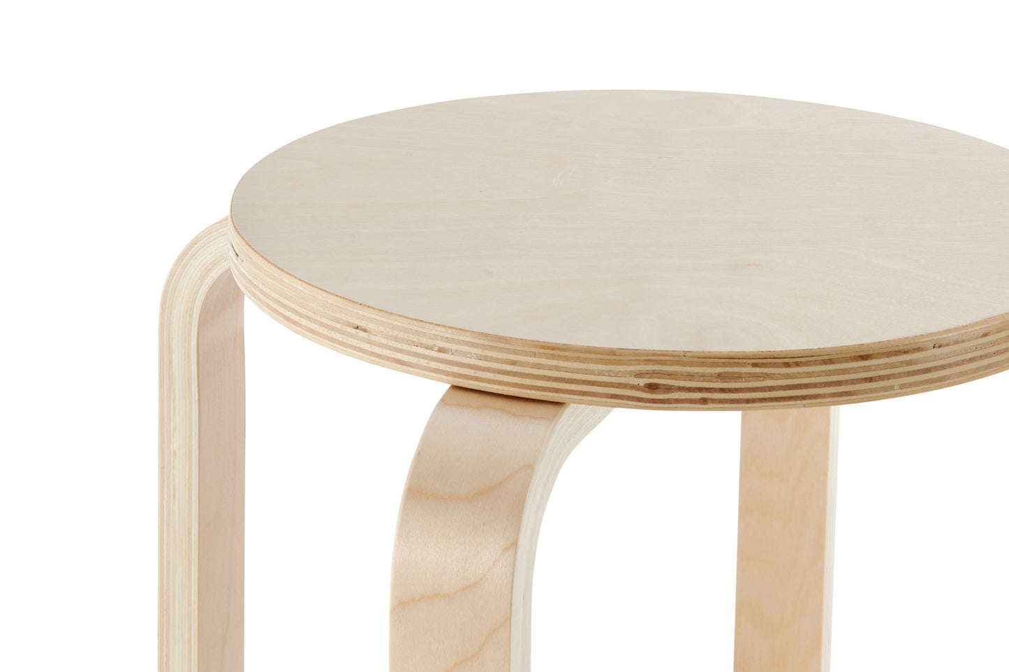 Matt Blatt Set of 4 Replica Aalto Low Stool (Natural)