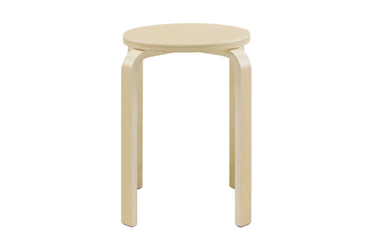 Matt Blatt Set of 4 Aalto Low Stool Replica (Natural)