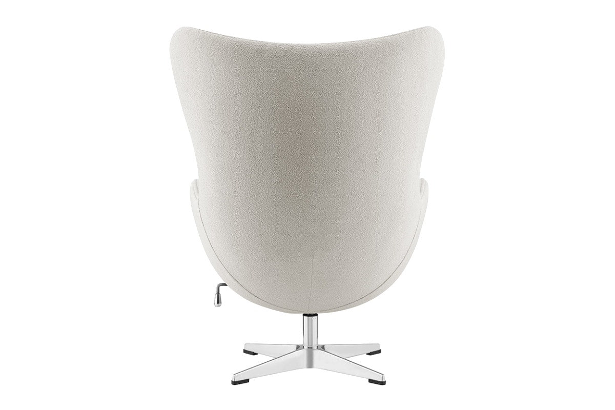 Matt Blatt Arne Jacobsen Egg Chair Replica (Teddy Bone)