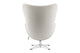 Matt Blatt Arne Jacobsen Egg Chair Replica (Teddy Bone)