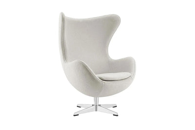 Matt Blatt Arne Jacobsen Egg Chair - Teddy Bone