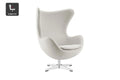 Matt Blatt Arne Jacobsen Egg Chair - Teddy Bone