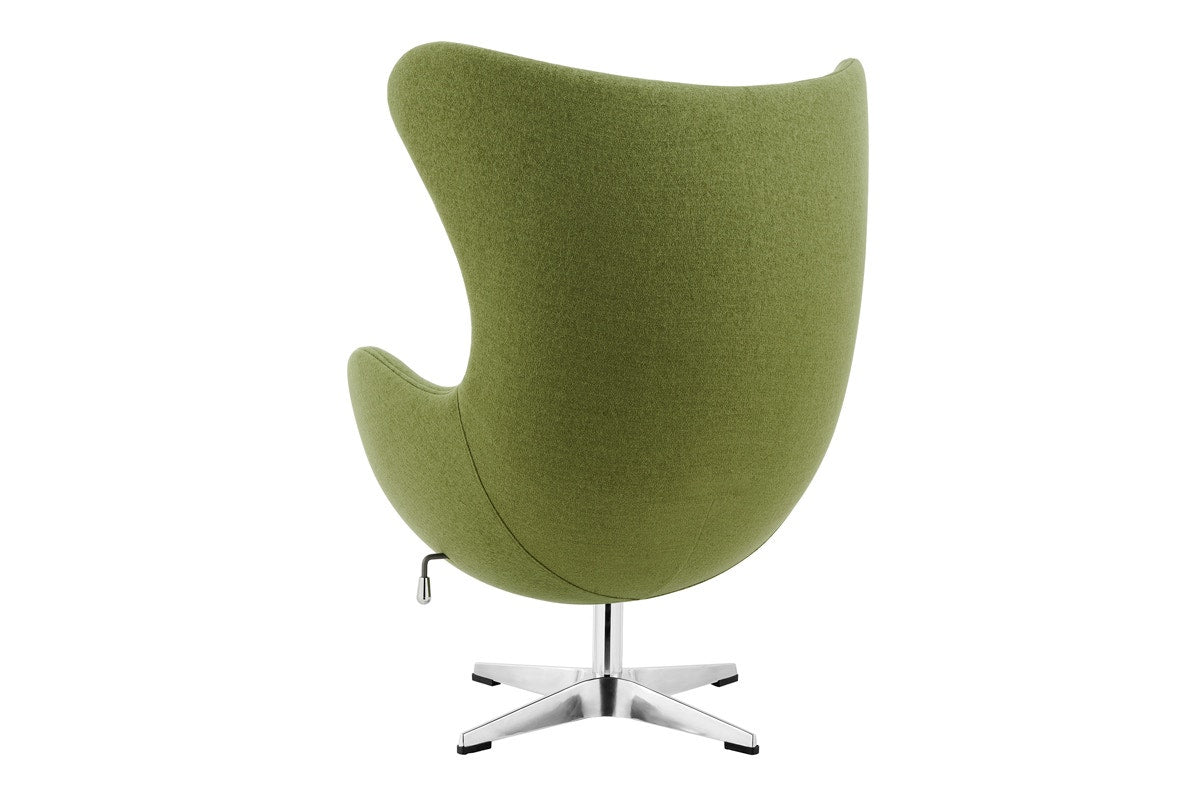 Matt Blatt Arne Jacobsen Egg Chair Premium Replica (Moss Green)