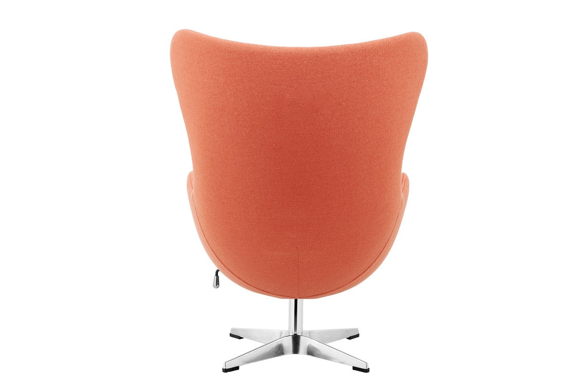 Matt Blatt Arne Jacobsen Egg Chair Replica (Orange)
