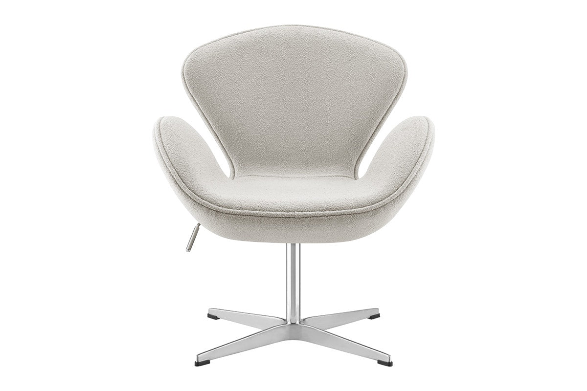 Matt Blatt Arne Jacobsen Swan Chair Replica (Teddy Bone)