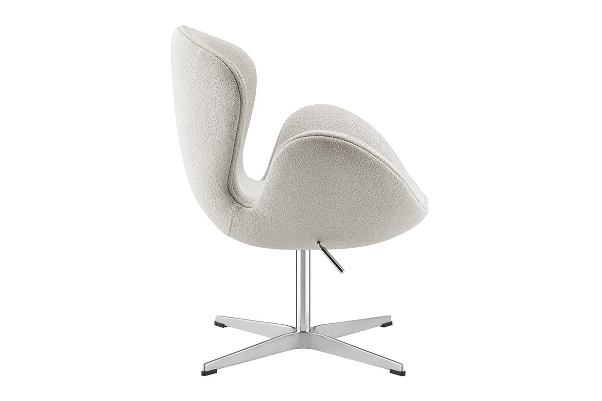 Matt Blatt Arne Jacobsen Swan Chair Replica (Teddy Bone)