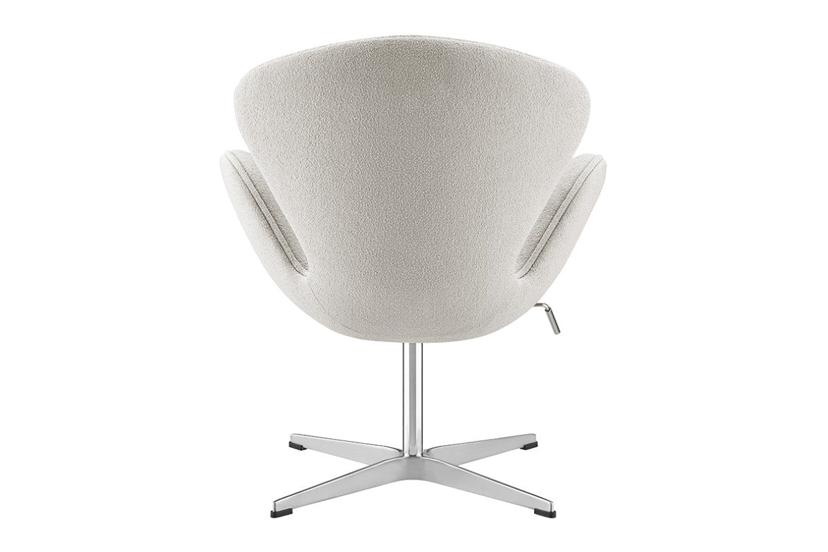 Matt Blatt Arne Jacobsen Swan Chair Replica (Teddy Bone)