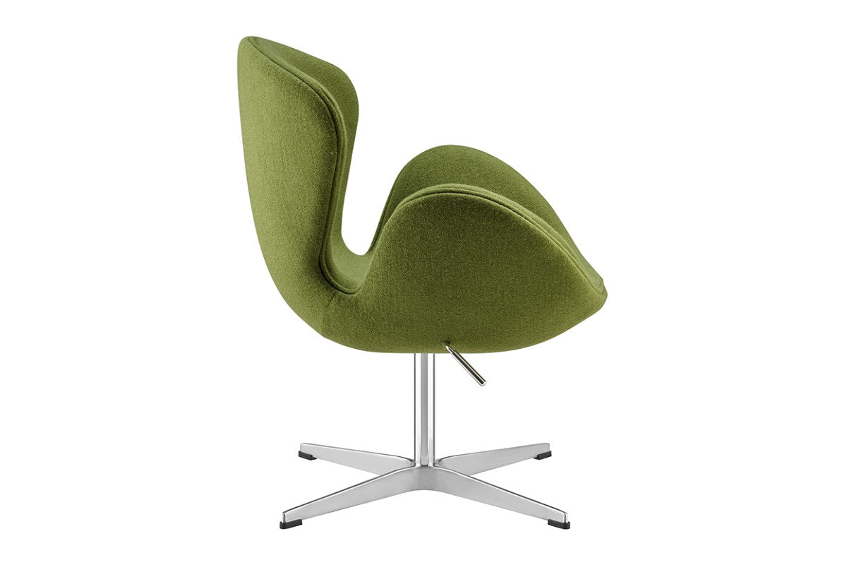 Matt Blatt Arne Jacobsen Swan Chair Replica (Wool Moss Green)