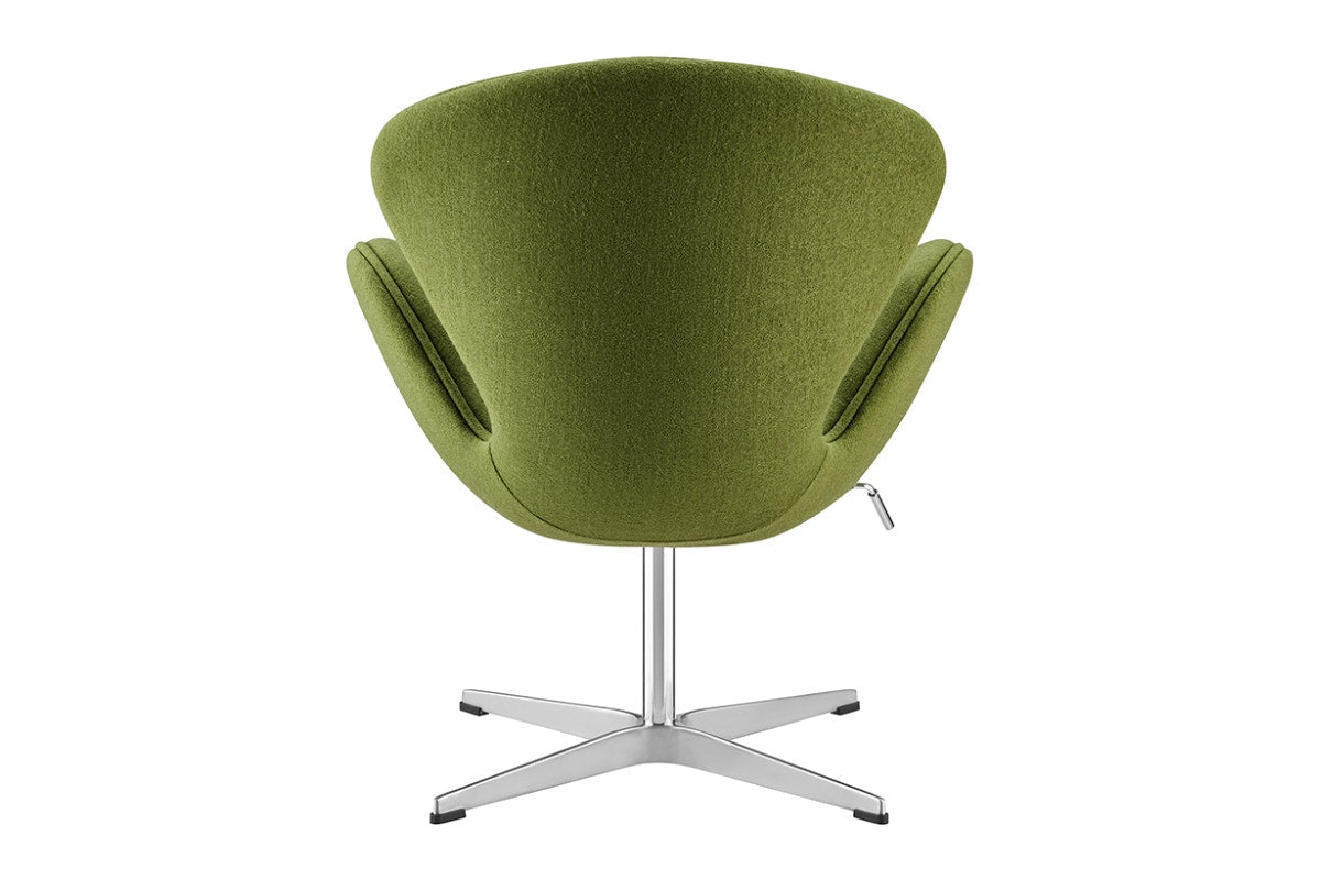 Matt Blatt Arne Jacobsen Swan Chair Replica (Wool Moss Green)