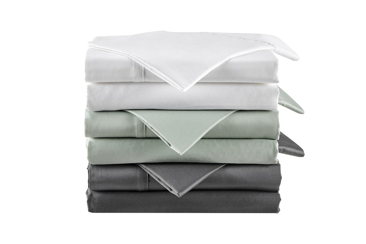 Matt Blatt Bamboo Cotton Bed Sheet Set (Green, King Single)