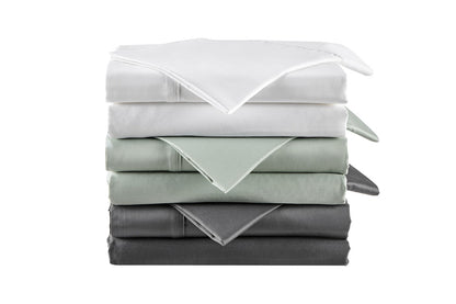 Matt Blatt Bamboo Cotton Bed Sheet Set (Green, King Single)