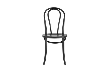 Matt Blatt Set of 2 Bentwood Chairs (Black Birch/Board Seat)