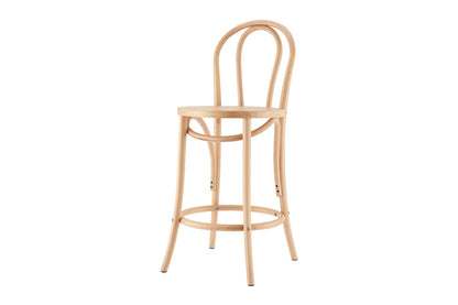 Matt Blatt Bentwood Counter Stool (Natural Beech/Board Seat)
