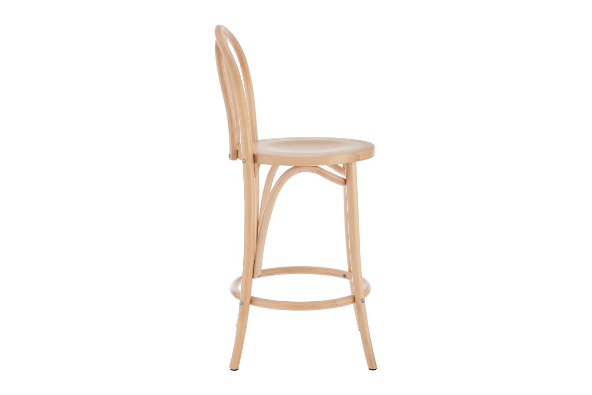 Matt Blatt Bentwood Counter Stool (Natural Beech/Board Seat)