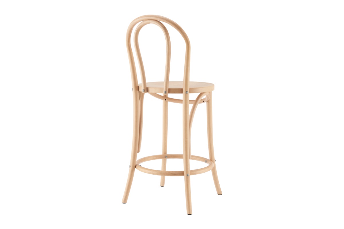 Matt Blatt Bentwood Counter Stool (Natural Beech/Board Seat)