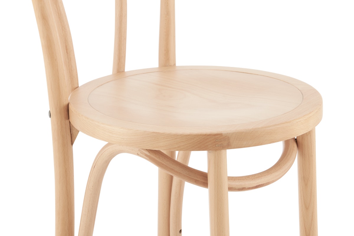 Matt Blatt Bentwood Counter Stool (Natural Beech/Board Seat)