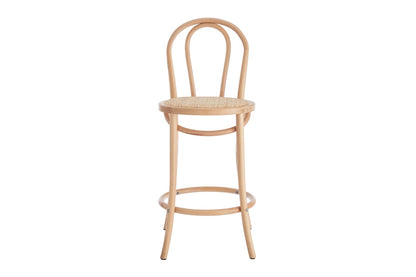 Matt Blatt Bentwood Counter Stool (Natural Beech/Rattan Seat)