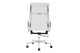 Matt Blatt Eames Premium Replica High Back Soft Pad Office Chair Genuine Leather (White/Chrome)