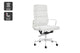 Matt Blatt Eames Premium Replica High Back Soft Pad Office Chair Genuine Leather (White/Chrome)