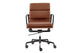 Matt Blatt Eames Premium Replica Low Back Soft Pad Office Chair Genuine Leather (Tan/Black)