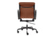 Matt Blatt Eames Premium Replica Low Back Soft Pad Office Chair Genuine Leather (Tan/Black)