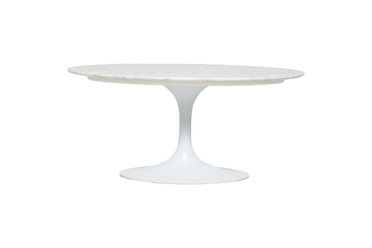 Matt Blatt Eero Saarinen Tulip Coffee Table in Marble Replica