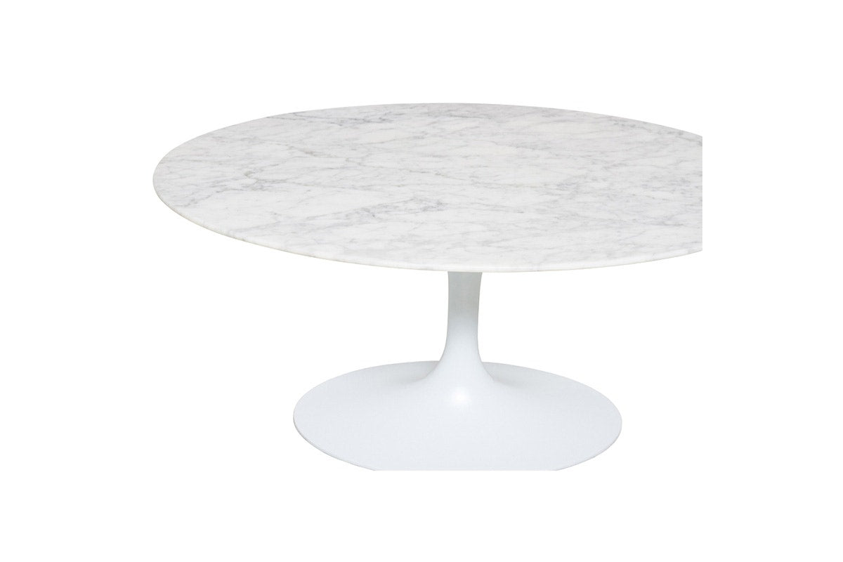 Matt Blatt Eero Saarinen Tulip Coffee Table in Marble Replica