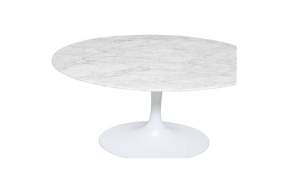 Matt Blatt Eero Saarinen Tulip Coffee Table in Marble Replica