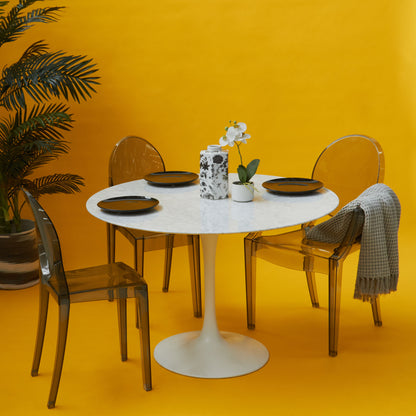 Set of 2 Matt Blatt Philippe Starck Victoria Ghost Chairs Replica (Smoke)