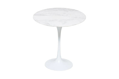Matt Blatt Eero Saarinen Tulip Side Table in Marble
