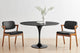 Set of 2 Matt Blatt Kai Replica Danish Dining Chairs (Black PU/Walnut)