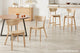 Matt Blatt Set of 2 Larsen Wooden Barstools (Natural)