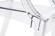 Matt Blatt Set of 2 Philippe Starck Louis Ghost Arm Chairs Replica (Clear)