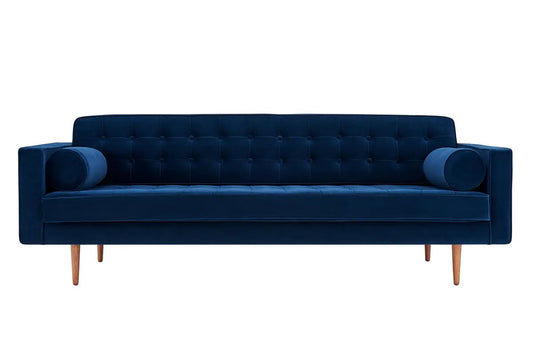 Matt Blatt Marcella Velvet 3-Seater Sofa (Navy)