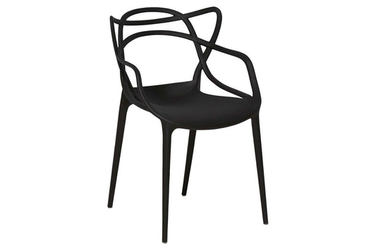 Matt Blatt Set of 2 Philippe Starck Masters Chairs Replica (Black)