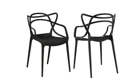 Set of 2 Matt Blatt Philippe Starck Masters Chairs Replica (Black)