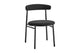 Set of 2 Brosa Lancel Dining Chairs (Pebbled Black Boucle)