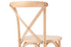 Matt Blatt Set of 2 Melrose Cross Back Chairs (Natural Beech/Board Seat)
