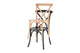 Matt Blatt Set of 2 Melrose Cross Back Chairs (Natural Beech/Board Seat)
