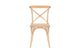 Matt Blatt Set of 2 Melrose Cross Back Chairs (Natural Beech/Rattan Seat)