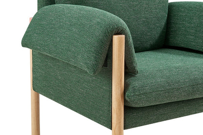 Matt Blatt Nook Upholstered Armchair (Green)