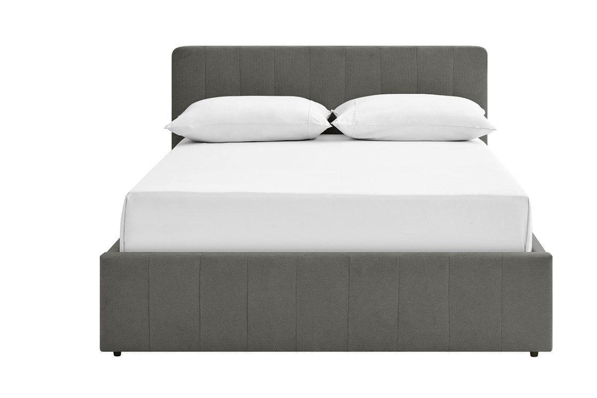 Matt Blatt Otis Panel Gas Lift Bed (Double, Grey)