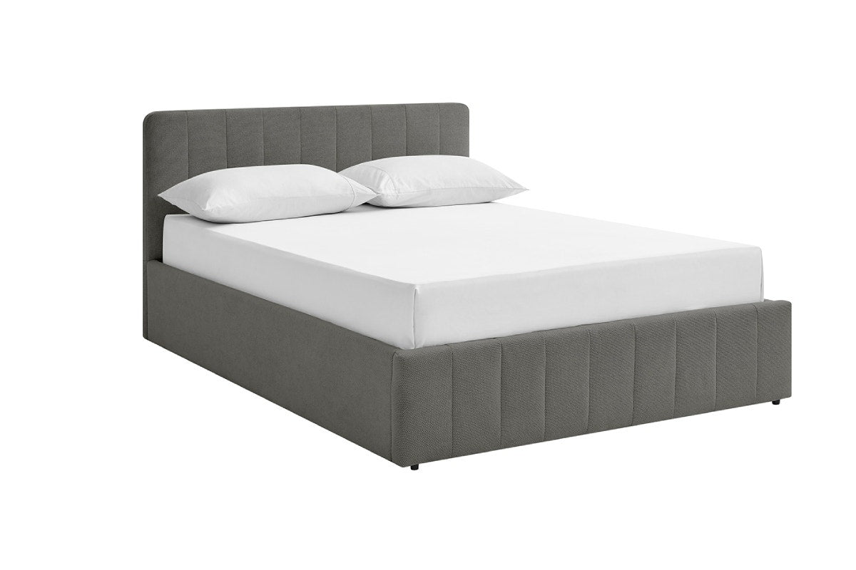 Matt Blatt Otis Panel Gas Lift Bed (Double, Grey)