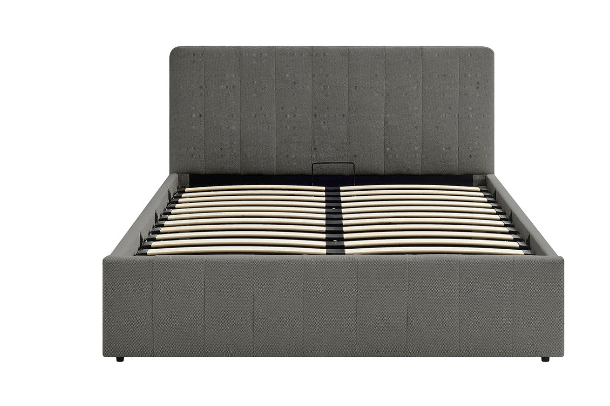 Matt Blatt Otis Panel Gas Lift Bed (Double, Grey)