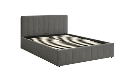 Matt Blatt Otis Panel Gas Lift Bed (Queen, Grey)