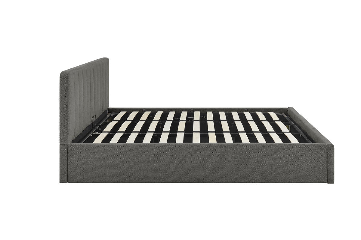 Matt Blatt Otis Panel Gas Lift Bed (King, Grey)