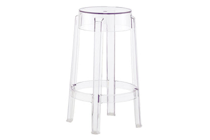 Set of 2 Matt Blatt Philippe Starck Ghost Barstools Replica (Clear, 66cm)
