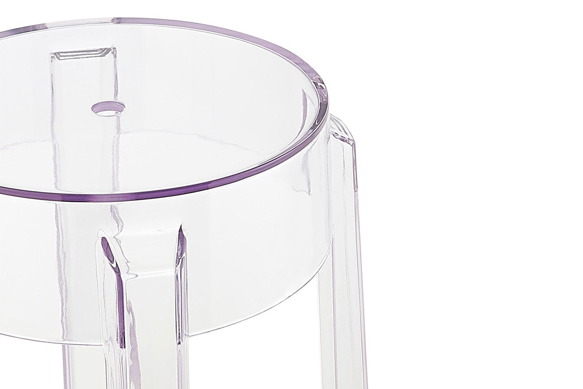 Set of 2 Matt Blatt Philippe Starck Ghost Barstools Replica (Clear, 66cm)